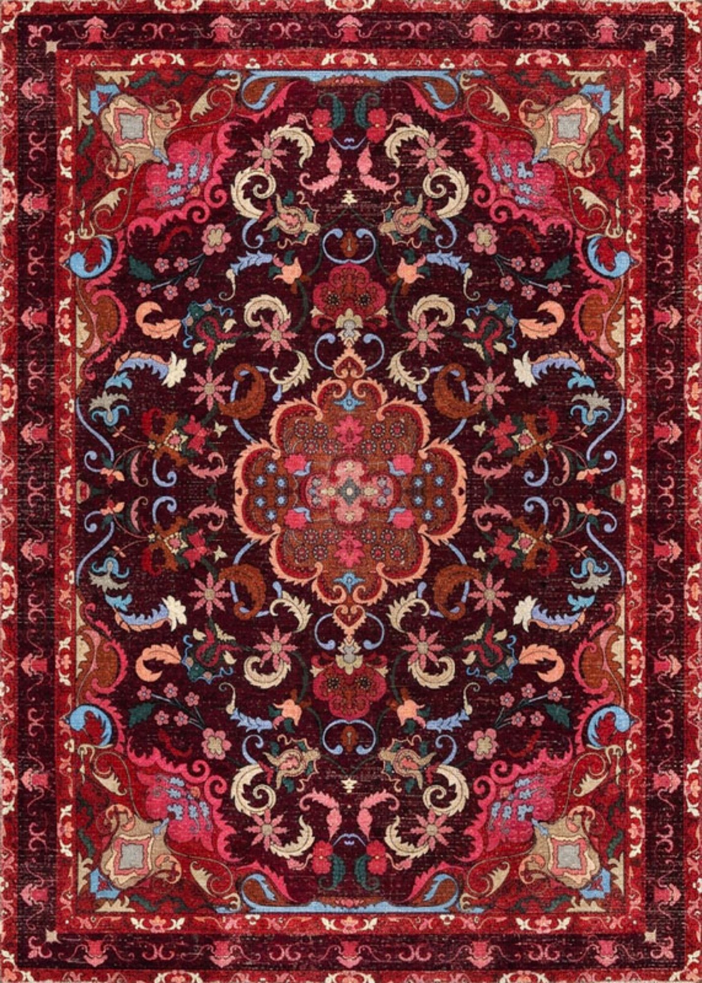 Doğal iplik şönil dokuma pamuk taban koridor halısı, antre, salon ve yaşam alanları için dekoratif kilim modeli