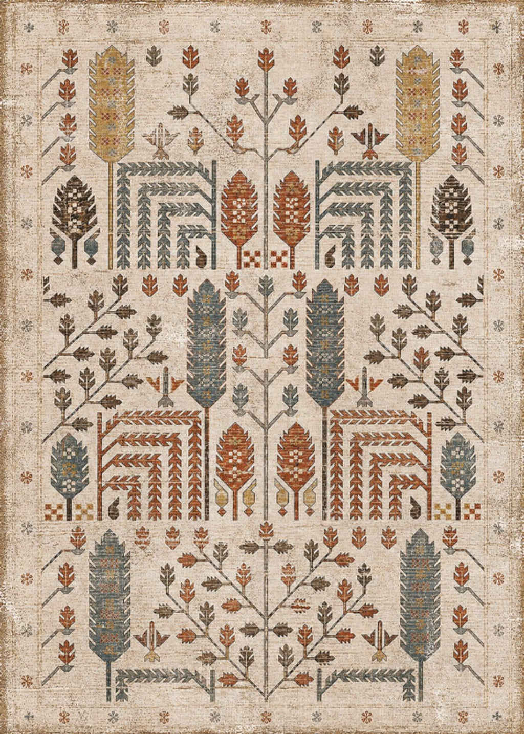 Doğal iplik şönil dokuma pamuk taban koridor halısı, antre, salon ve yaşam alanları için dekoratif kilim modeli