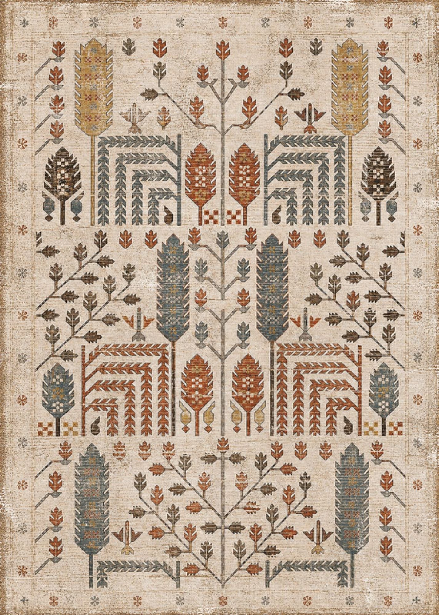 Doğal iplik şönil dokuma pamuk taban koridor halısı, antre, salon ve yaşam alanları için dekoratif kilim modeli