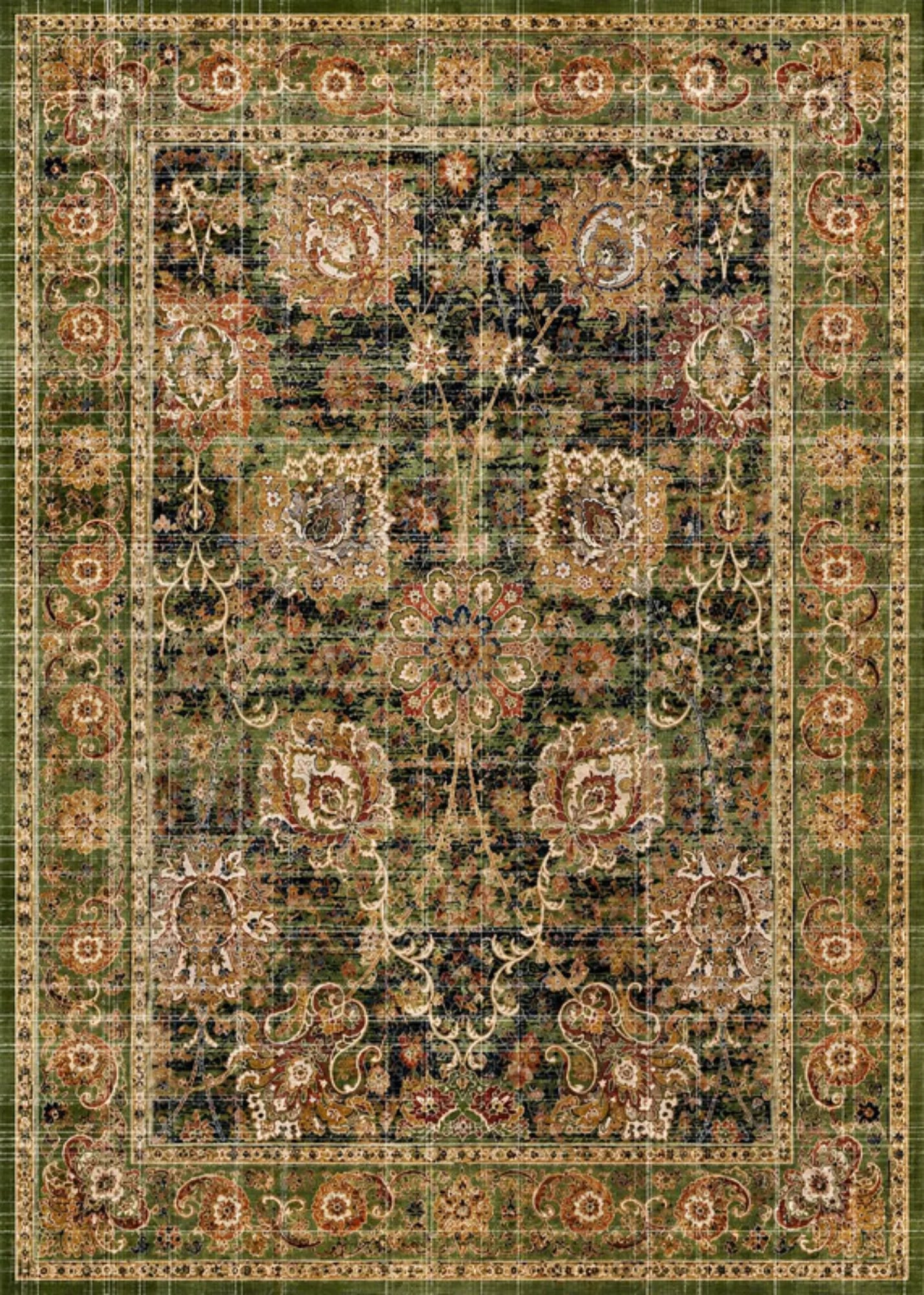 Doğal iplik şönil dokuma pamuk taban koridor halısı, antre, salon ve yaşam alanları için dekoratif kilim modeli