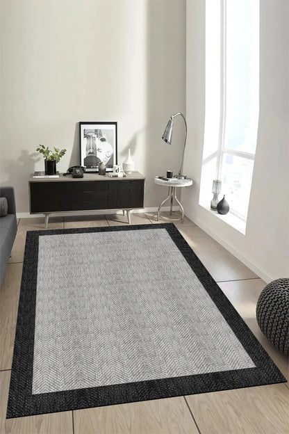 gri sisal halı doku yakın çekim dijital baskı