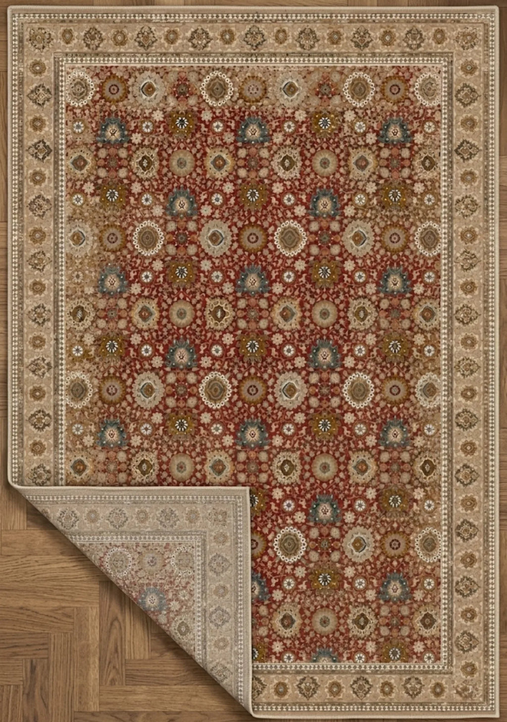 Doğal iplik pamuk taban ince kilim, modern yaşam alanları için hafif, dekoratif ve kullanışlı dokuma halı tasarımı