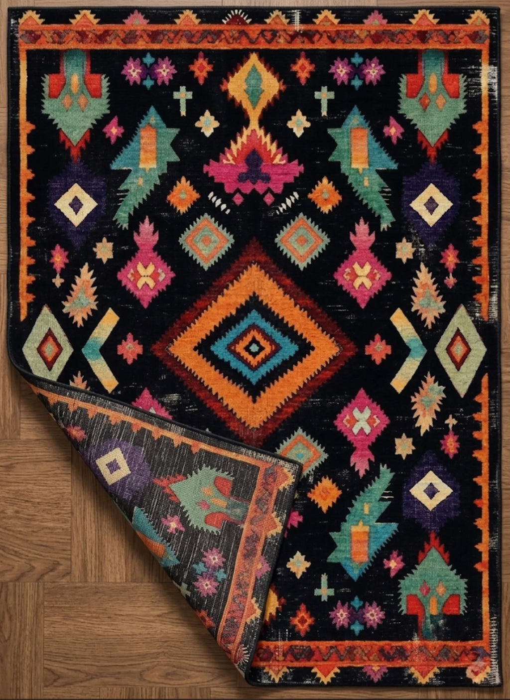 Doğal iplik ince dokuma kilim, salon ve oturma odalarında sıcak bir atmosfer oluşturan dekoratif pamuk taban halı