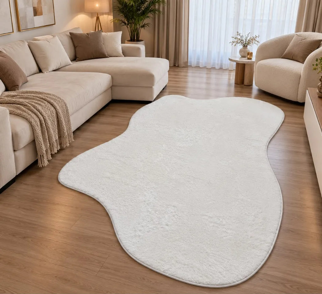 Tiftiklenmeye karşı dayanıklı yumuşak dokulu Amorf salon halısı