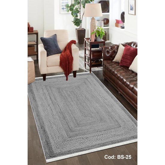 Eko Serisi Pamuk Dokuma Taban Kaymaz Yıkanabilir Sisal / Jüt Desenli Salon Halısı Mutfak Halısı Koridor Halısı BS-25 Modeli Eko Serisi Pamuk Dokuma Taban Kaymaz Yıkanabilir Sisal / Jüt Desenli Salon Halısı Mutfak Halısı Koridor Halısı BS-25 Modeli