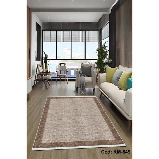 Eko Serisi Pamuk Dokuma Taban Kaymaz Yıkanabilir Sisal / Jüt Desenli Salon Halısı Mutfak Halısı Koridor Halısı KM-649 Modeli Eko Serisi Pamuk Dokuma Taban Kaymaz Yıkanabilir Sisal / Jüt Desenli Salon Halısı Mutfak Halısı Koridor Halısı KM-649 Modeli