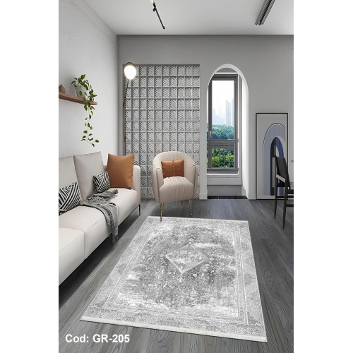 Premium Bambu Vintage Desenli Salon Halısı / GR-205 Modeli