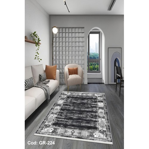 Premium Bambu Vintage Desenli Salon Halısı / GR-224 Modeli
