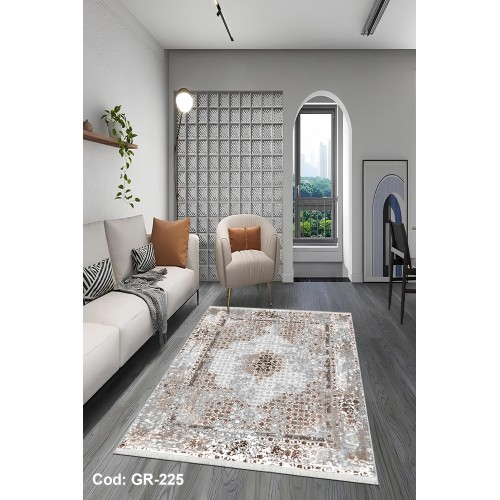 Premium Bambu Vintage Desenli Salon Halısı / GR-225 Modeli