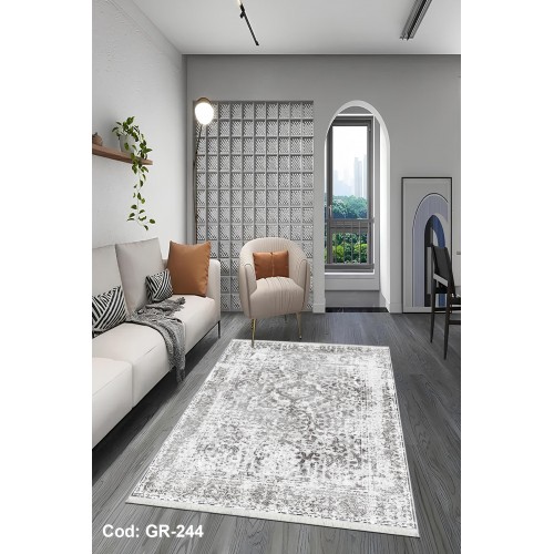 Premium Bambu Vintage Desenli Salon Halısı / GR-244 Modeli