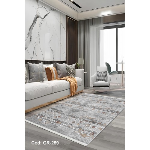 Premium Bambu Vintage Desenli Salon Halısı / GR-259 Modeli