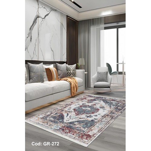 Premium Bambu Vintage Desenli Salon Halısı / GR-272 Modeli