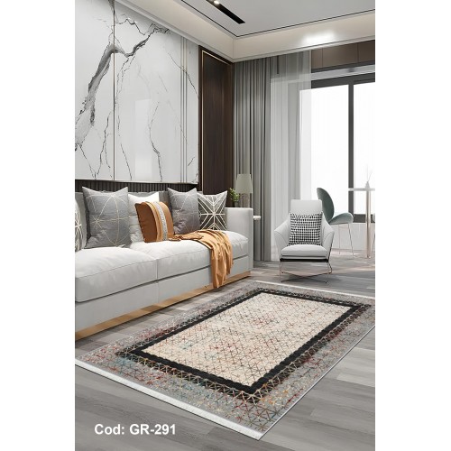 Premium Bambu Vintage Desenli Salon Halısı / GR-291 Modeli