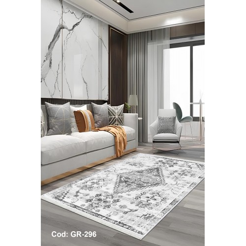 Premium Bambu Vintage Desenli Salon Halısı / GR-296 Modeli