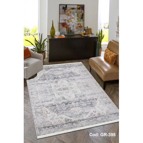 Premium Bambu Vintage Desenli Salon Halısı / GR-395 Modeli