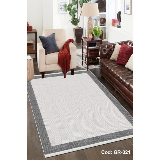 Premium Bambu Sisal-Jüt Desenli Salon Halısı / GR-321 Modeli