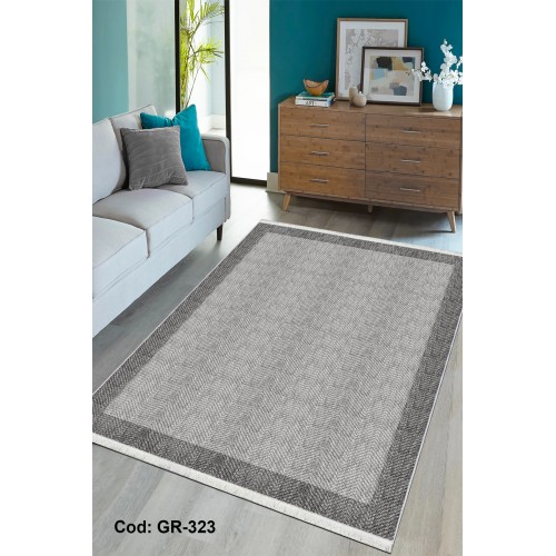 Premium Bambu Sisal-Jüt Desenli Salon Halısı / GR-323 Modeli