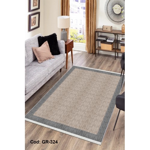 Premium Bambu Sisal-Jüt Desenli Salon Halısı / GR-324 Modeli