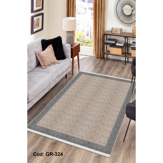 Premium Bambu Sisal-Jüt Desenli Salon Halısı / GR-324 Modeli
