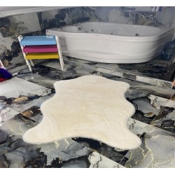 POST & PELUŞ SERİSİ KAYMAZ TABAN DEKORATİF HALI - KREM