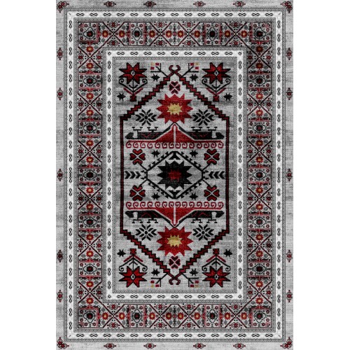 Premium Bambu Etnik Desenli Salon Halısı / GR-263 Modeli