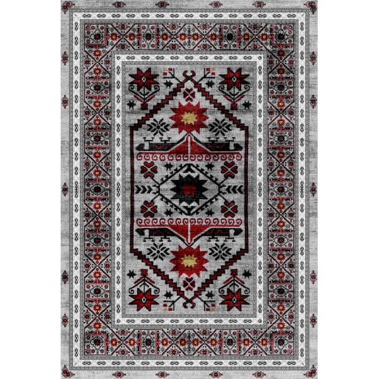 Premium Bambu Etnik Desenli Salon Halısı / GR-263 Modeli