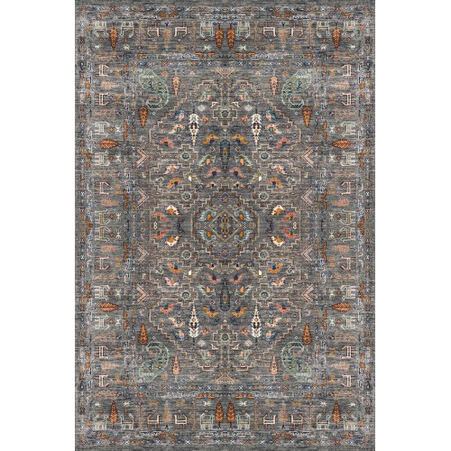 Premium Bambu Etnik Desenli Salon Halısı / GR-452 Modeli
