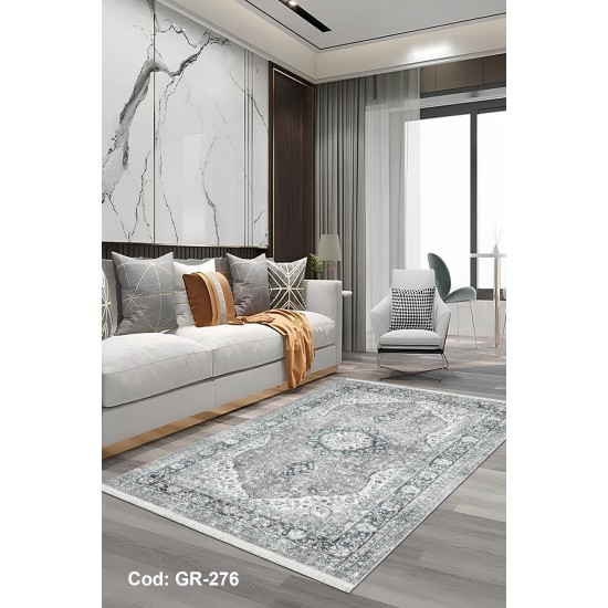 Premium Bambu Etnik Desenli Salon Halısı / GR-276 Modeli