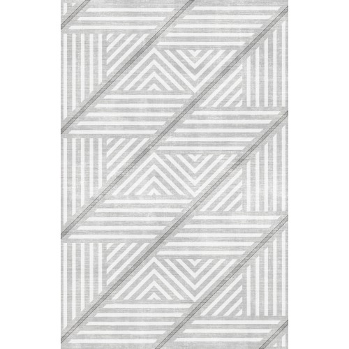 Premium Bambu Geometrik Desenli Salon Halısı / GR-217 Modeli