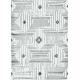 Premium Bambu Geometrik Desenli Salon Halısı / GR-297 Modeli