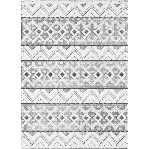 Premium Bambu Geometrik Desenli Salon Halısı / GR-315 Modeli