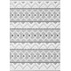 Premium Bambu Geometrik Desenli Salon Halısı / GR-315 Modeli