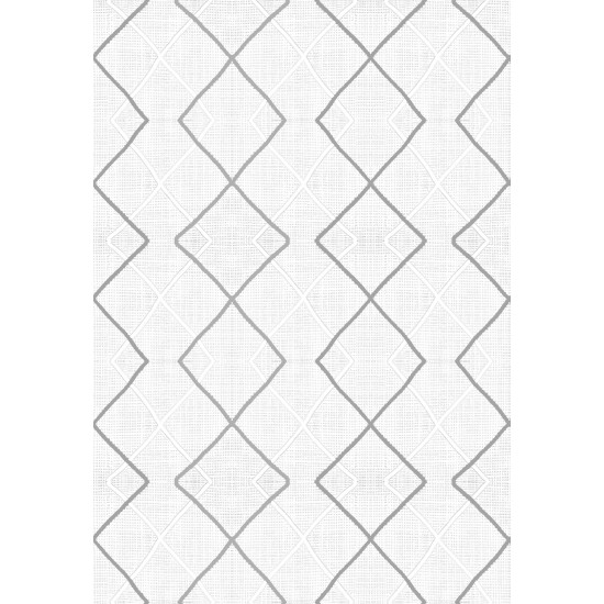 Premium Bambu Geometrik Desenli Salon Halısı / GR-317 Modeli