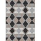 Premium Bambu Geometrik Desenli Salon Halısı / GR-343 Modeli
