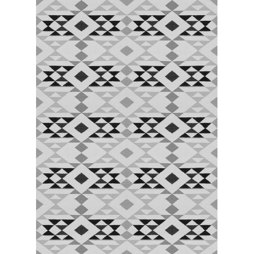 Premium Bambu Geometrik Desenli Salon Halısı / GR-349 Modeli
