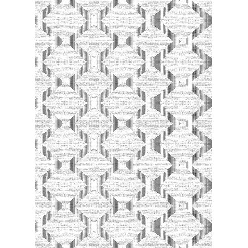 Premium Bambu Geometrik Desenli Salon Halısı / GR-390 Modeli