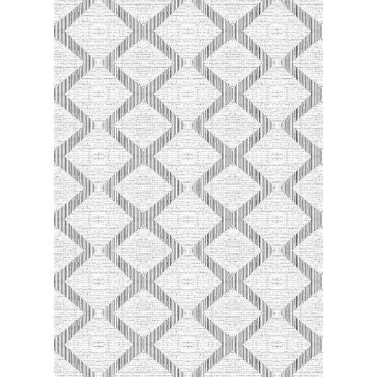 Premium Bambu Geometrik Desenli Salon Halısı / GR-390 Modeli