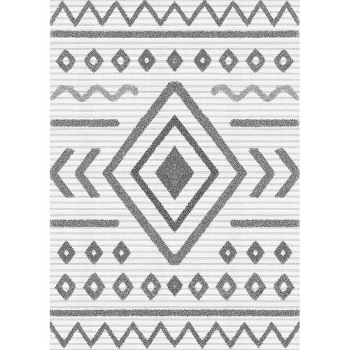 Premium Bambu Geometrik Desenli Salon Halısı / GR-449 Modeli