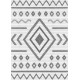 Premium Bambu Geometrik Desenli Salon Halısı / GR-449 Modeli