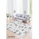 Premium Bambu Geometrik Desenli Salon Halısı / GR-329 Modeli