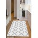Premium Bambu Geometrik Desenli Salon Halısı / GR-390 Modeli
