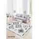 Premium Bambu Geometrik Desenli Salon Halısı / GR-459 Modeli
