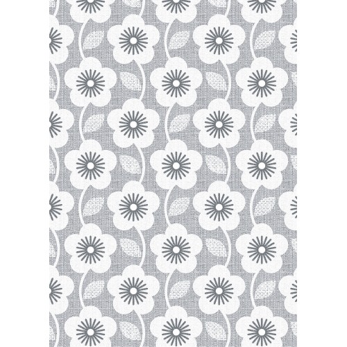 Premium Bambu Modern Çiçek Desenli Salon Halısı / GR-447 Modeli