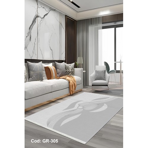 Premium Bambu Modern Salon Halısı / GR-305 Modeli