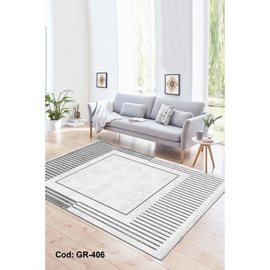 Premium Bambu Modern Salon Halısı / GR-406 Modeli