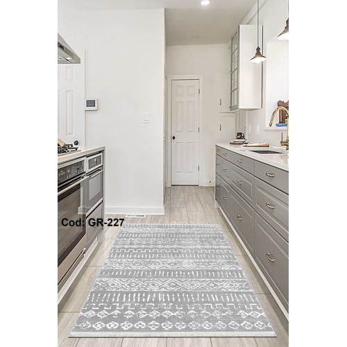 Premium Bambu İskandinav Desenli Salon Halısı / GR-227 Modeli