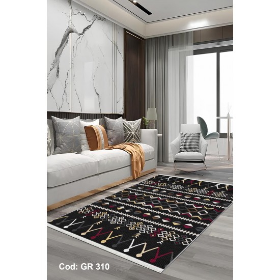 Premium Bambu İskandinav Desenli Salon Halısı / GR-310 Modeli